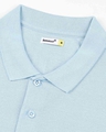 Shop Men's Crystal Blue Polo T-shirt