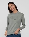 Shop Cut The Crap Fleece Sweatshirt Meteor Grey-Front