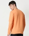 Shop Cut The Crap Full Sleeve T-Shirt Mock Orange -Design