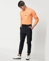 Shop Cut The Crap Full Sleeve T-Shirt Mock Orange -Full