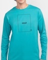 Shop Cut The Crap Full Sleeve T-Shirt Tropical Blue