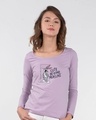 Shop Cute Beyond Measure Scoop Neck Full Sleeve T-Shirt (LTL)-Front