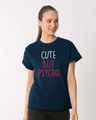 Shop Cute But Psycho Boyfriend T-Shirt-Front