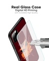 Shop Cute Evil Cat Premium Glass Case for OnePlus 6T(Shock Proof, Scratch Resistant)-Full