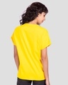 Shop Women's Yellow Cute Heart Graphic Printed Boyfriend T-shirt-Design
