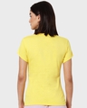 Shop Women's Yellow Cute Heart Graphic Printed Slim Fit T-shirt-Full