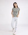 Shop Cute Pawsitive Half Sleeve T-shirt-Full