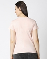 Shop Cute Peeking Cat Women's Printed Pink T-shirt-Design