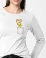 Shop Cute Tweety Pocket Full Sleeves T Shirt (LTL)-Front