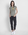 Shop Cute Tweety Pocket Half Sleeve Printed T-Shirt (LTL) Meteor Grey-Design