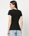 Shop Women's Black Cuteness Superpower Graphic Printed Slim Fit T-shirt-Design