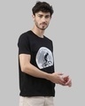 Shop Cycling Through The Moon Printed T-Shirt-Design