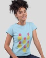 Shop Pineaple Placement Printed Round Neck Cotton T Shirt-Full