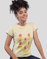 Shop Pineaple Placement Printed Round Neck Cotton T Shirt-Full