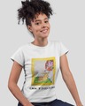 Shop Portrait Printed Round Neck Cotton T Shirt-Full