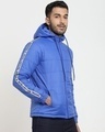 Shop Men's Blue Plus Size Puffer Jacket-Design