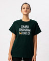 Shop Daaru Badnaam Boyfriend T-Shirt-Front