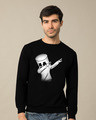 Shop Dab Marshmello Light Sweatshirt-Front