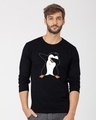 Shop Dab Penguin Full Sleeve T-Shirt-Front