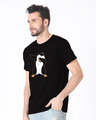 Shop Dab Penguin Half Sleeve T-Shirt-Design
