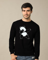 Shop Dabbing Panda Light Sweatshirt-Front