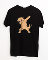 Shop Dabbing Retriever Half Sleeve T-Shirt-Front