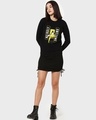 Shop Women's Black Daffy Awesome Graphic Printed Sweater