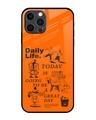 Shop Daily Life Premium Glass Cover for Apple iPhone 12 Pro Max-Front