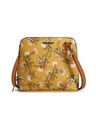 Shop Women's Mustard Flowers Trapeze Crossbody Sling Bag-Front