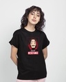 Shop Dali Resistance Boyfriend T-Shirt Black-Front