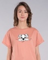 Shop Dalmatian Puppy Boyfriend T-Shirt (DL)-Front