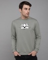 Shop Dalmatian Puppy Fleece Light Sweatshirt (DL)-Front