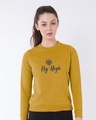 Shop Dandelion Fly High Fleece Light Sweatshirt-Front