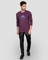Shop Dandiya Night Full Sleeve T-Shirt Deep Purple-Full