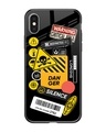 Shop Danger Signs Premium Glass Case for Apple iPhone XS Max (Shock Proof, Scratch Resistant)-Front