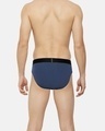 Shop Pack of 3 Men's Dario Solid Micro Modal Blue, Green And Red Brief-Design