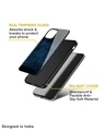 Shop Dark Blue Grunge Premium Glass Case for OnePlus 8 (Shock Proof, Scratch Resistant)-Design