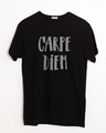 Shop Dark Carpe Diem Half Sleeve T-Shirt-Front