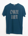 Shop Dark Carpe Diem Half Sleeve T-Shirt-Front