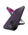 Shop Dark Cherry Leather Case for Apple iPhone 15-Front
