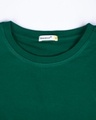Shop Dark Forest Green Crop Top T-Shirt