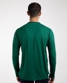 Shop Dark Forest Green Full Sleeve Henley T-Shirt-Full