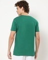 Shop Dark Forest Green Half Sleeve T-Shirt-Full