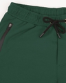 Shop Dark Forest Green Zipper Jogger