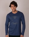 Shop Dark Gradient Mickey Full Sleeve T-Shirt (DL)-Front
