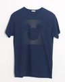 Shop Dark Gradient Mickey Half Sleeve T-Shirt (DL)-Front