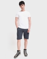 Shop Dark Grey Casual Shorts-Full
