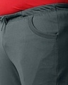 Shop Dark Grey Plus Size Casual Jogger Pants