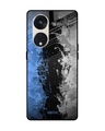 Shop Dark Grunge Premium Glass Case for Oppo Reno8T 5G (Shock Proof, Scratch Resistant)-Front