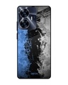 Shop Dark Grunge Premium Glass Case for Realme C55 (Shock Proof, Scratch Resistant)-Front